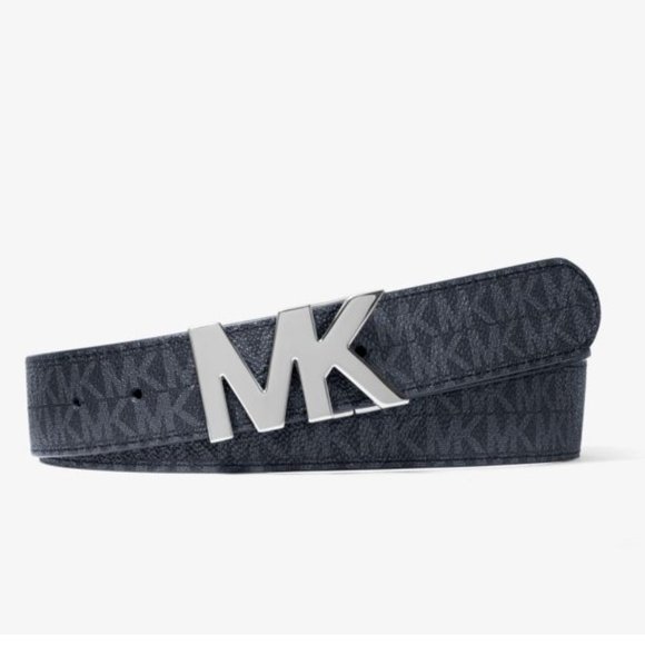NWT MK Michael Michael Kors 2 Peice For Him Set Signature Men's MK Belt Wallet - Picture 5 of 13